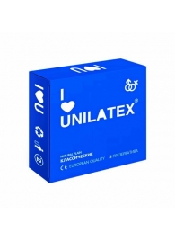 Классические презервативы Unilatex Natural Plain - 3 шт. - Unilatex - купить с доставкой в Подольске