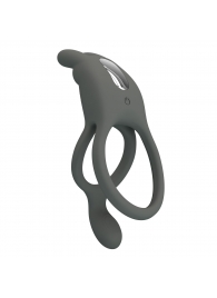 Серое эрекционное виброкольцо Dwayne - Baile - в Подольске купить с доставкой