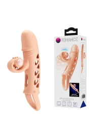 Телесная вибронасадка на пенис Mind-blowing Miracles - Baile - в Подольске купить с доставкой