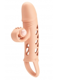 Телесная вибронасадка на пенис Mind-blowing Miracles - Baile - в Подольске купить с доставкой