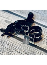 Черный комплект для растяжки на кровати «Новичок» - Sitabella - купить с доставкой в Подольске