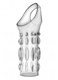 Прозрачная насадка на пенис Stretchy Studded Penis Sleeve Ring - Blush Novelties - в Подольске купить с доставкой