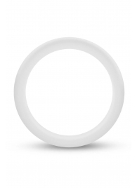 Белое люминесцентное эрекционное кольцо Silicone Glo Cock Ring - Blush Novelties - в Подольске купить с доставкой