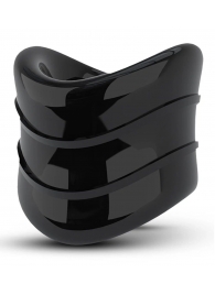 Черное эрекционное кольцо на мошонку Beef Ball Stretcher Snug X Long - Blush Novelties - в Подольске купить с доставкой