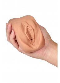Маструбатор-вагина с вибрацией Soft   Wet Renata Realistic Tan Masturbator - Blush Novelties - в Подольске купить с доставкой