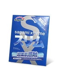 Презерватив Sagami Xtreme FEEL FIT 3D - 1 шт. - Sagami - купить с доставкой в Подольске