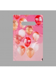 Пакет «Праздничные шары» с вырубной ручкой (20х30 см) - UPAK LAND - купить с доставкой в Подольске