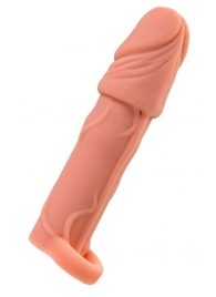 Телесная удлиняющая насадка с подхватом - 16 см. - ToyFa - в Подольске купить с доставкой