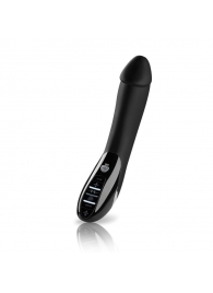 Вибратор с электростимуляцией Tickling Truman Black Edition - 27 см. - MyStim - купить с доставкой в Подольске