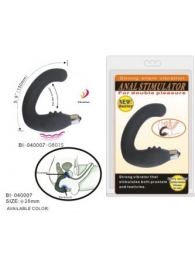 Чёрный вибростимулятор простаты - Baile - в Подольске купить с доставкой