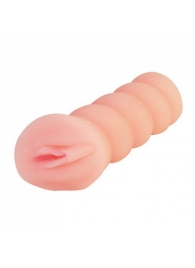 Мастурбатор-вагина с вибрацией и углублениями под пальцы - 16 см. - Baile - в Подольске купить с доставкой