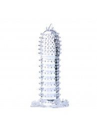 Прозрачная насадка на фаллос с закрытой головкой - 14 см. - Baile - в Подольске купить с доставкой