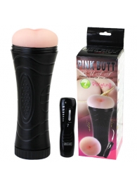 Мастурбатор-анус в колбе с 7 уровнями вибрации и выносным пультом - Baile - в Подольске купить с доставкой