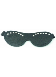 Черная маска с декором - БДСМ Арсенал - купить с доставкой в Подольске