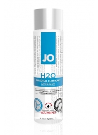 Возбуждающий лубрикант на водной основе JO Personal Lubricant H2O Warming - 120 мл. - System JO - купить с доставкой в Подольске
