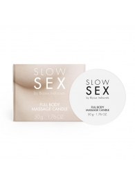 Массажная свеча для всего тела Slow Sex - 50 гр. - Bijoux Indiscrets - купить с доставкой в Подольске