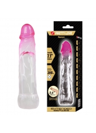 Прозрачная насадка-удлинитель Neron - 18 см. - Baile - в Подольске купить с доставкой