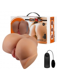 Карамельный мастурбатор-полуторс Emilia с вибрацией - Baile - в Подольске купить с доставкой