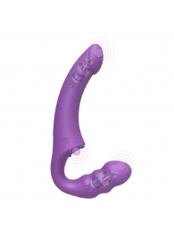 Фиолетовый безремневой страпон Straples Strap-On Dildo - Erokay - купить с доставкой в Подольске