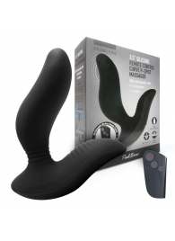 Черный вибромассажер простаты 3,5’’ Remote Control Curve P-spot Massager - 12 см. - Erokay - в Подольске купить с доставкой