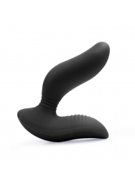 Черный вибромассажер простаты 3,5’’ Curve P-spot Massager - 12 см. - Erokay - в Подольске купить с доставкой