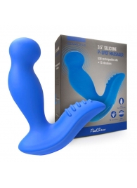 Синий вибромассажер простаты 3,5’’ P-spot Massager - 12,5 см. - Erokay - в Подольске купить с доставкой