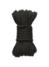 Черная верёвка для связывания и фиксации Bind Tie - 9,14 м. - Doc Johnson - купить с доставкой в Подольске