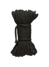 Черная верёвка для связывания и фиксации Bind Tie - 15,24 м. - Doc Johnson - купить с доставкой в Подольске