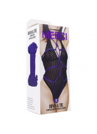 Фиолетовая верёвка для связывания и фиксации Bind Tie - 9,14 м. - Doc Johnson - купить с доставкой в Подольске