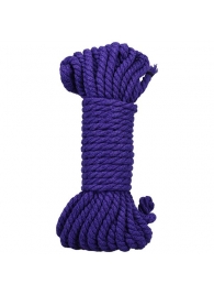 Фиолетовая верёвка для связывания и фиксации Bind Tie - 9,14 м. - Doc Johnson - купить с доставкой в Подольске