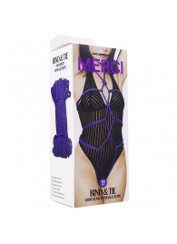 Фиолетовая верёвка для связывания и фиксации Bind Tie - 15,24 м. - Doc Johnson - купить с доставкой в Подольске
