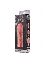 Фаллоудлинитель SUPER HERO Dewil - 17,5 см. - Lola Games - в Подольске купить с доставкой