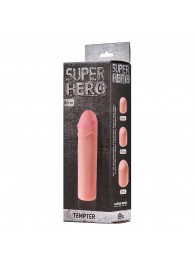 Фаллоудлинитель SUPER HERO Tempter - 16 см. - Lola Games - в Подольске купить с доставкой