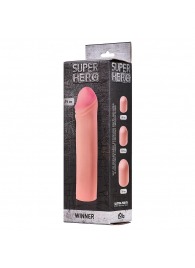 Фаллоудлинитель SUPER HERO Winner - 19,5 см. - Lola Games - в Подольске купить с доставкой