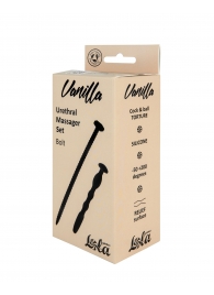 Набор из 2 черных уретральных массажеров Bolt - Lola Games - купить с доставкой в Подольске