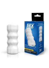 Белый нереалистичный мастурбатор - Sex Expert - в Подольске купить с доставкой
