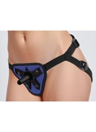 Синий универсальный пояс с 2 видами фиксации - LOVETOY (А-Полимер) - купить с доставкой в Подольске