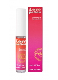 Возбуждающий блеск для губ Love Potion - 8 мл. - Love to Love - купить с доставкой в Подольске