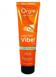 Гель с эффектом вибрации Lube Tube Vibe Low Sex On The Beach - 100 мл. - ORGIE - купить с доставкой в Подольске
