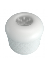 Белый сквозной мастурбатор Crystle - Baile - в Подольске купить с доставкой