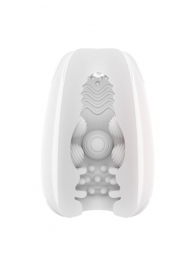 Белый мастурбатор-яйцо Bisedze - LoveStore - в Подольске купить с доставкой