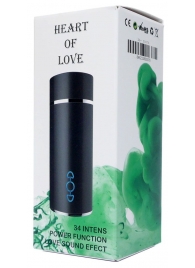 Мастурбатор-вагина с вибрацией Heart Of Love в колбе в форме сердца - Boys of Toys - в Подольске купить с доставкой
