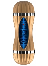 Мастурбатор-вагина с вибрацией в колбе Bevis - Boys of Toys - в Подольске купить с доставкой