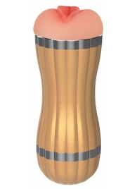 Мастурбатор-вагина с вибрацией в колбе Bevis - Boys of Toys - в Подольске купить с доставкой