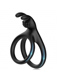 Черное эрекционное кольцо с подхватом мошонки - Boys of Toys - в Подольске купить с доставкой