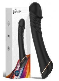 Черный вибратор для G-точки Hancock - 20,4 см - Boys of Toys