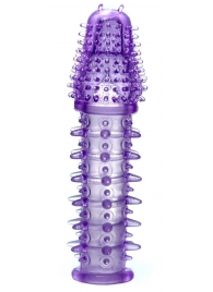 Фиолетовая закрытая насадка на пенис - 13,5 см. - Boys of Toys - в Подольске купить с доставкой