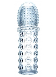 Прозрачная закрытая насадка на пенис - 13,5 см. - Boys of Toys - в Подольске купить с доставкой