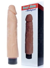 Телесный вибратор Real Skin - 23 см. - Boys of Toys