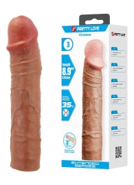 Удлиняющая насадка на пенис Chelsea - 22,5 см. - Baile - в Подольске купить с доставкой